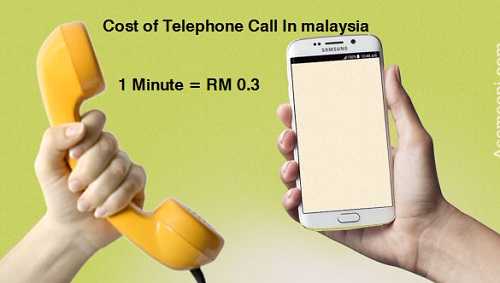 cost of telephone conversations in Malaysia
